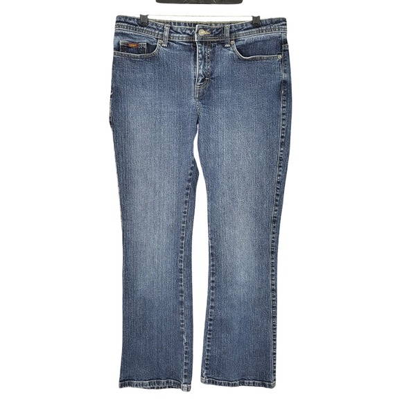 Lee Riders Jeans Women's Size 12M Medium Wash Denim Bootcut Classic - Picture 1 of 11